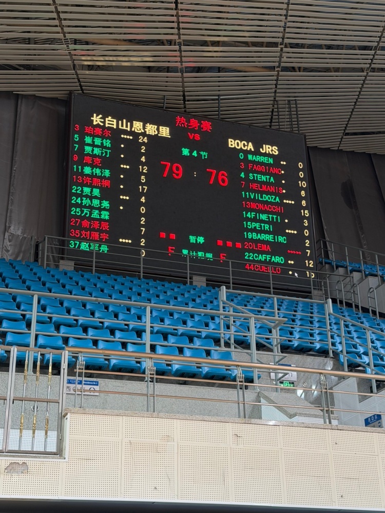 吉林男篮热身赛79